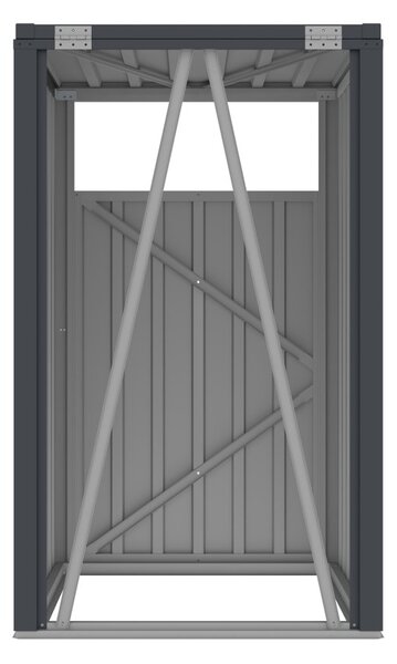 G21 Přístřešek na popelnice G21 73x121x82 cm, antracitový plechový G21-63900854