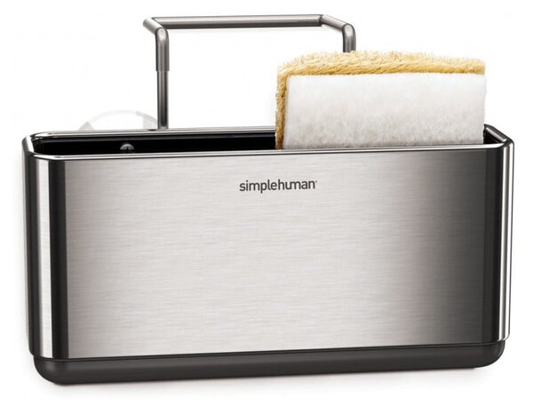 Samodržící kovový držák na houbičku Slim - simplehuman