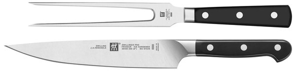 Zwilling Vidlička a nůž na maso PRO SET/2ks