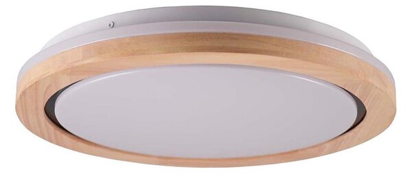 LED Koupelnové stropní svítidlo LED/24W/230V pr. 39 cm IP44 dub