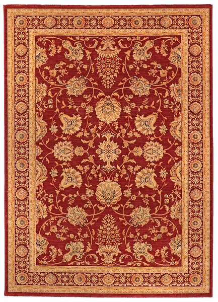 Breno Kusový koberec PRAGUE 520/IB2S, Červená, Vícebarevné, 67 x 120 cm