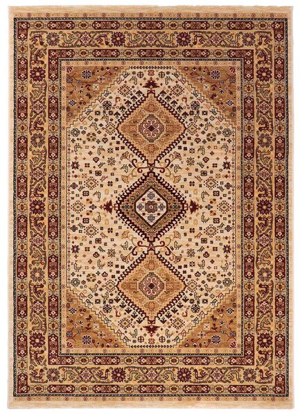 Breno Kusový koberec PRAGUE 93/IB2W, Béžová, Vícebarevné, 67 x 120 cm