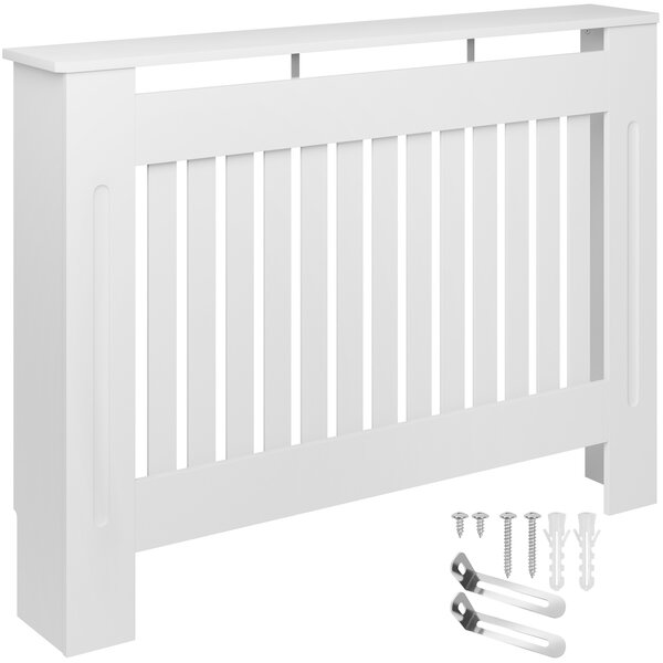 Tectake Kryt radiátoru Vila, v lamelovém designu - 112 x 19 x 82 cm