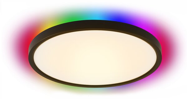 Immax NEO LITE TUDO Smart stropní svítidlo RGB podsvícení 40cm 50W Tuya WiFi černá