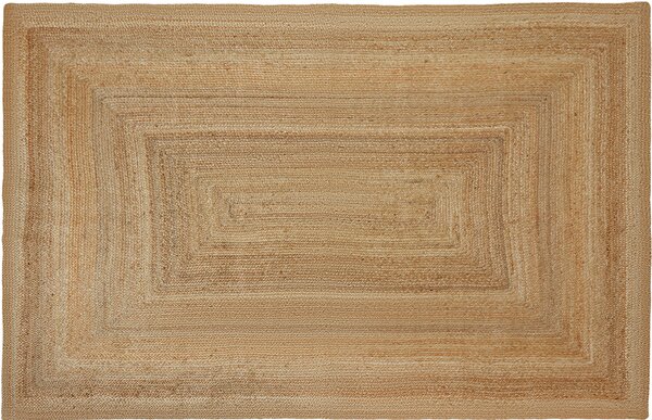 Tectake Ručně tkaný koberec Glim z juty, boho styl - 200 x 290 cm