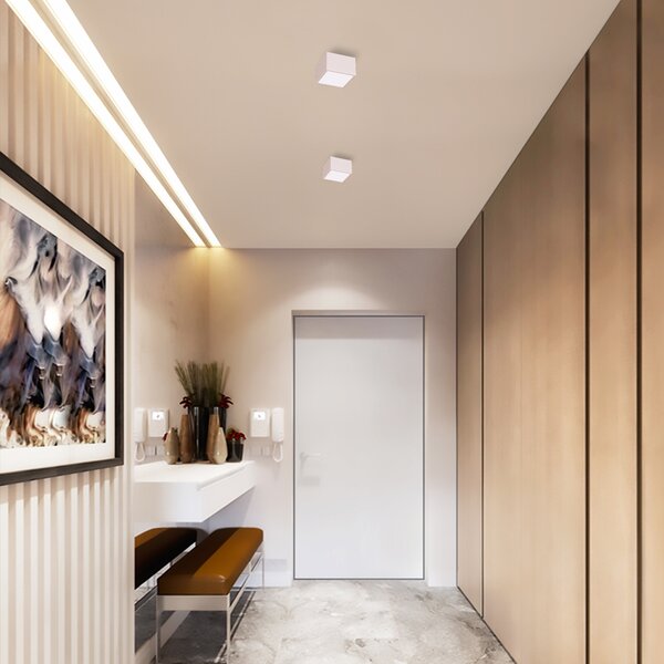 Immax NEO CANTO Smart stropní svítidlo 15x15cm 12W bílé Zigbee 3.0