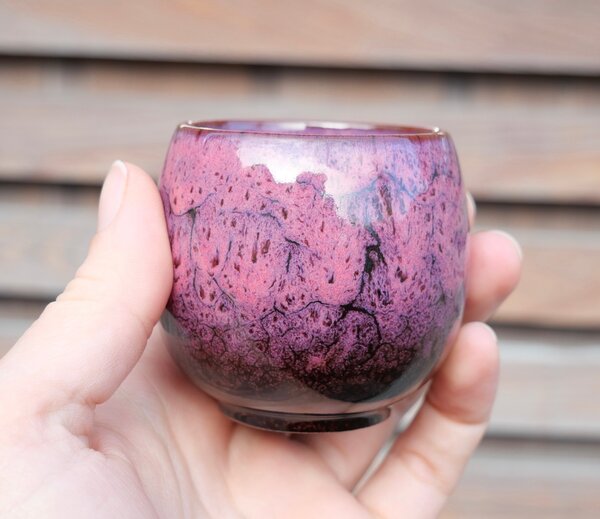 Penerini coffee Egg - Keramický šálek Purple