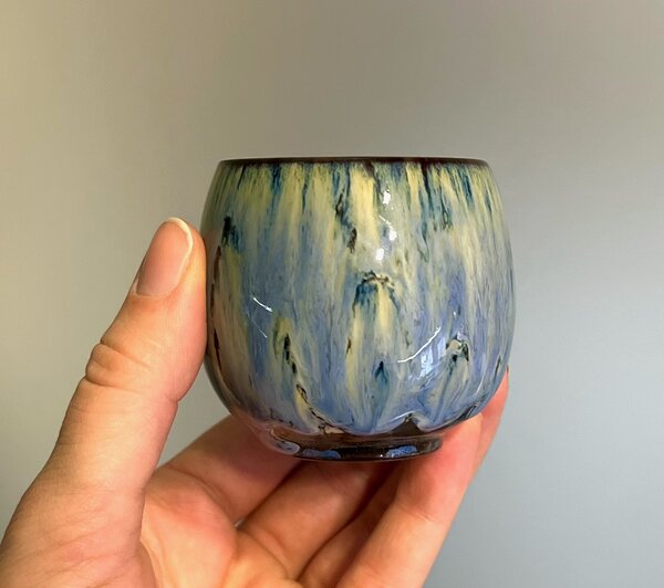 Penerini coffee Egg - Keramický šálek Blue