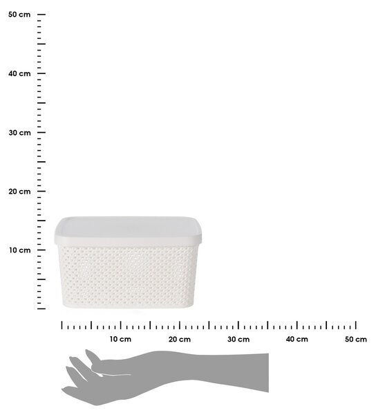 Storage Solutions Úložný koš Simple 23 cm bílý