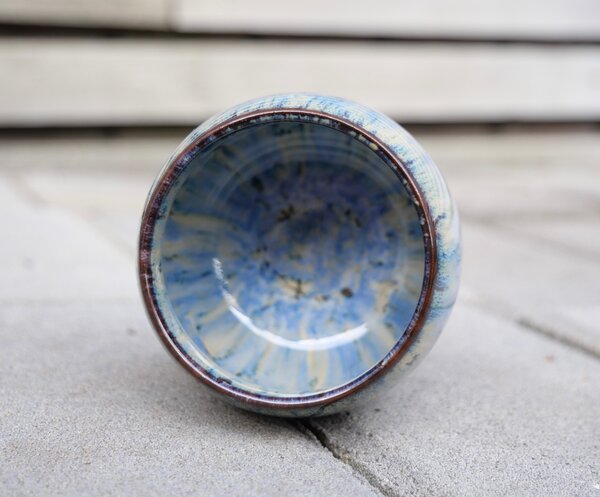 Penerini coffee Egg - Keramický šálek Blue
