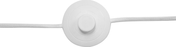 Stojací lampa HETTON Nastavitelná Dubové dřevo Bílá