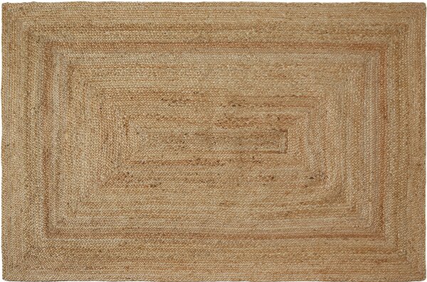 Tectake Ručně tkaný koberec Glim z juty, boho styl - 160 x 230 cm