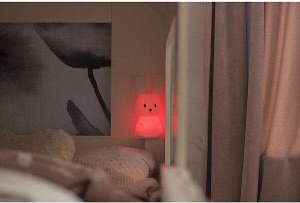 Bílé LED dětské noční světlo Bunny – Star Trading