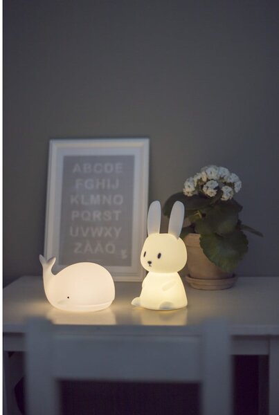 Bílé LED dětské noční světlo Bunny – Star Trading