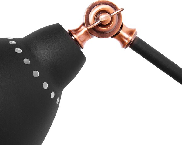 Nástěnná lampa MISSISSIPPI Nastavitelná Kov Grafitově šedá