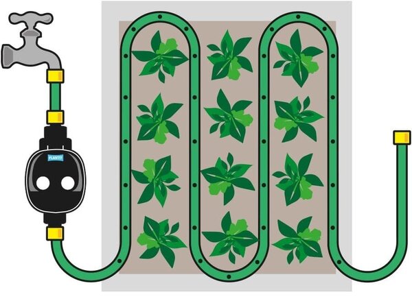 Zavlažovací hodiny Plantit pro automatické zavlažování ZJ50