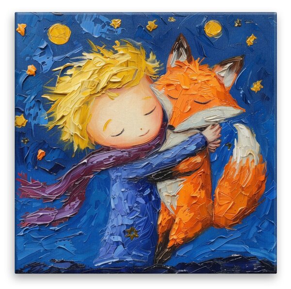 Obraz na plátně - Hvězdné objetí - 80x80 cm
