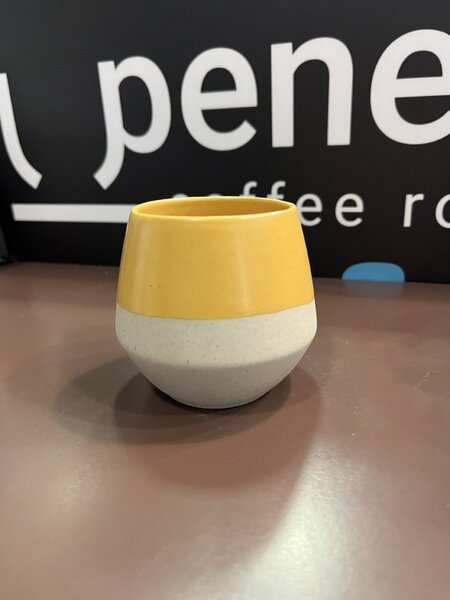 Keramický šálek Tea cup Yellow 200 ml