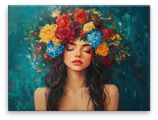 Obraz na plátně - Květinová koruna 2 - 40x30 cm