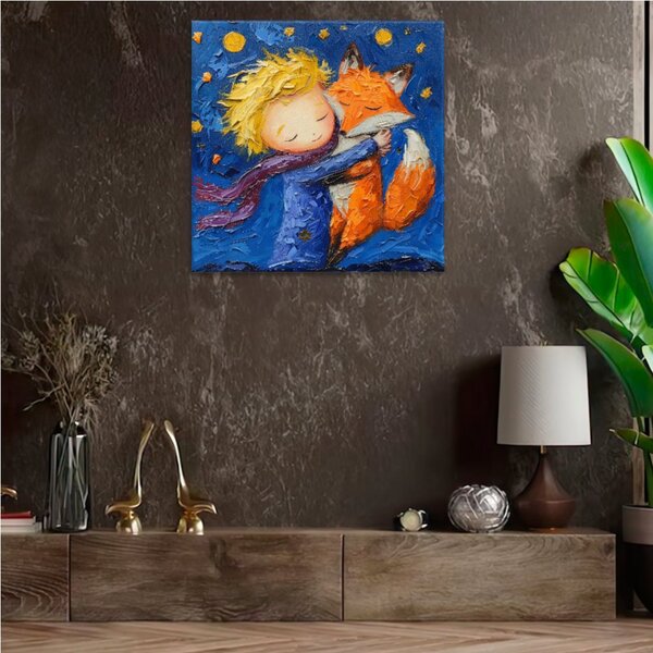 Obraz na plátně - Hvězdné objetí - 80x80 cm