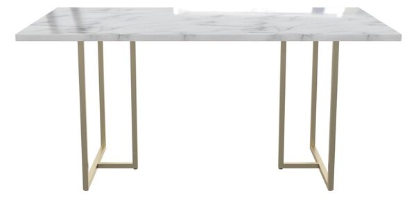 Jídelní stůl s deskou v dekoru mramoru 90x160 cm Astor – Støraa