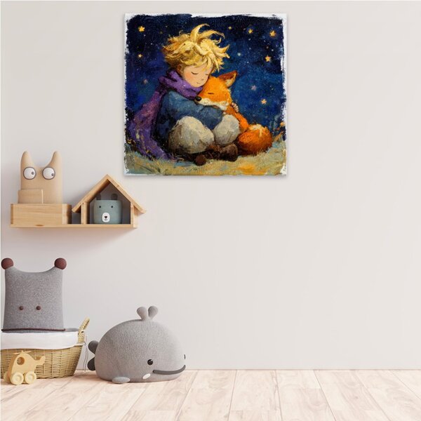 Obraz na plátně - Malý princ - 80x80 cm - CZ výroba