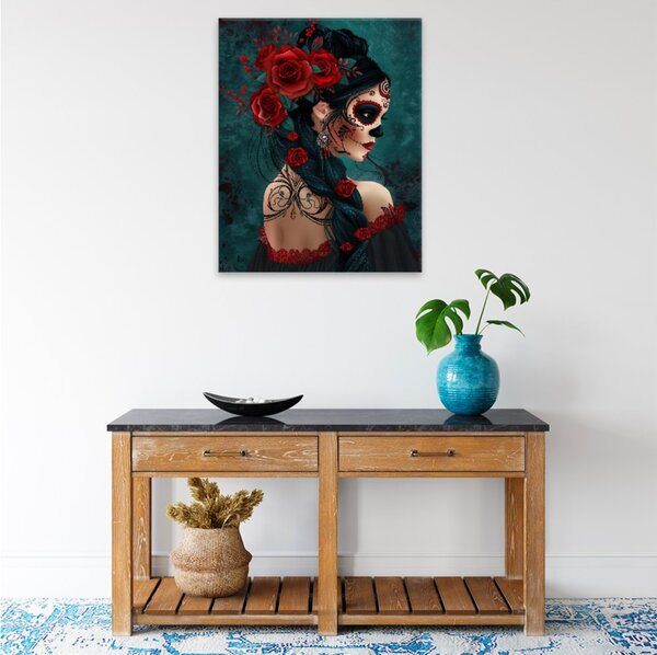 Obraz na plátně - Růžová Catrina 2 - 40x50 cm
