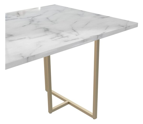 Jídelní stůl s deskou v dekoru mramoru 90x160 cm Astor – Støraa