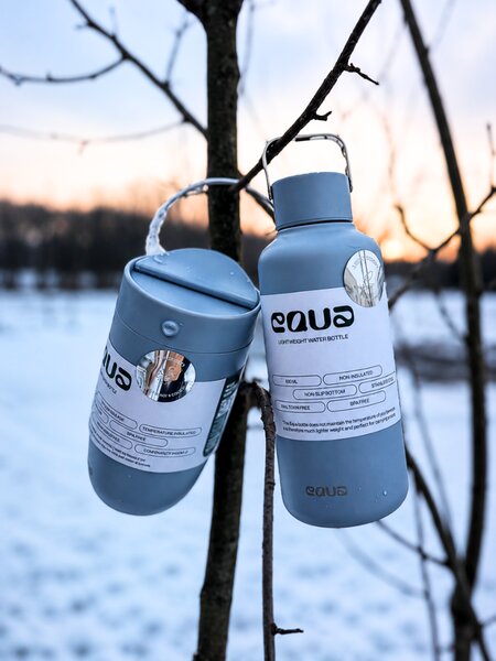 Lehká nerezová lahev EQUA Timeless Frost 600 ml