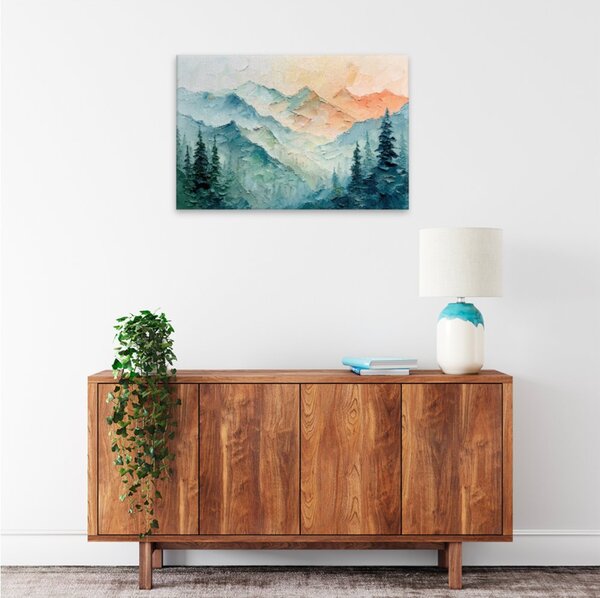 Obraz na plátně - Horské ticho - 120x80 cm - CZ výroba
