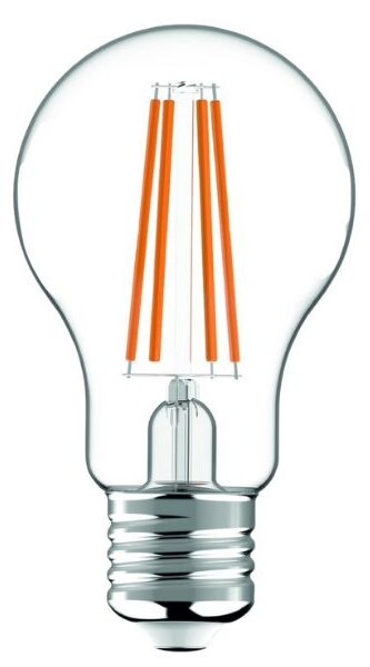 Ultra úsporná prémiová retro LED žárovka E27 4,9W 806lm A60 teplá filament ekv. 60W 3 roky