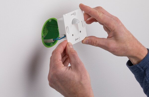 Paulmann 92922 Wand, zápustné svítidlo do KU68, 1×1,7 W LED, bílý plast, 230V, 7,8x7,8cm