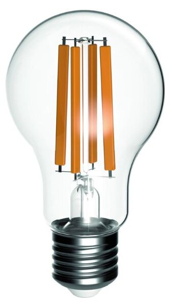 Ultra úsporná prémiová retro LED žárovka E27 9,5W 1521lm teplá filament ekv. 100W, 3 roky