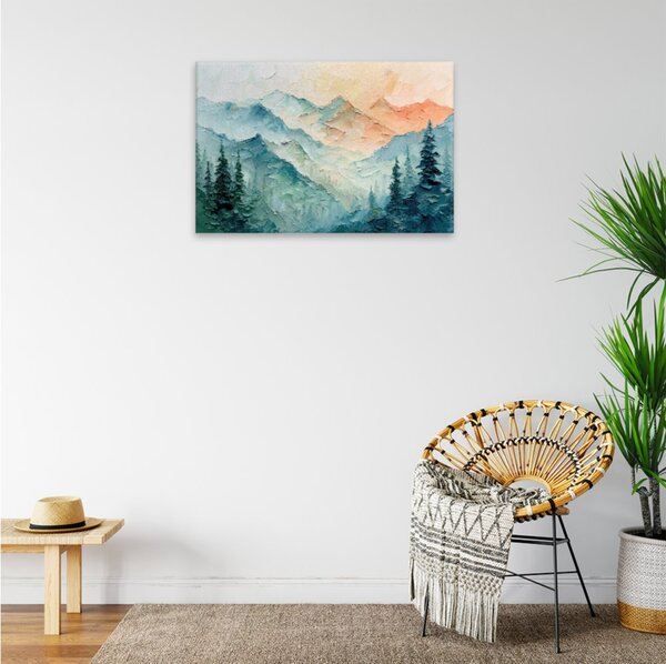 Obraz na plátně - Horské ticho - 120x80 cm - CZ výroba