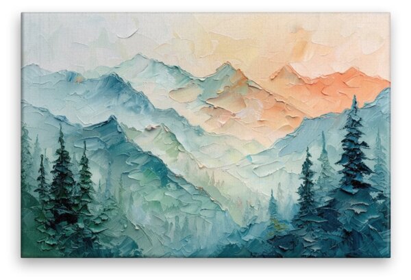 Obraz na plátně - Horské ticho - 120x80 cm - CZ výroba