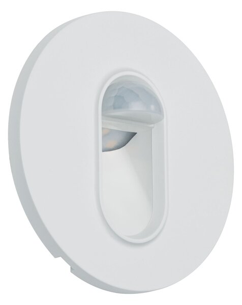 Paulmann 92925 Wand, zápustné kulaté svítidlo do KU68 se senzorem, 1×2,7 W LED, bílý plast, 230V, 7,8x7,8cm
