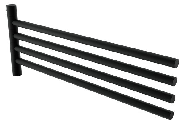 Nimco Bormo černá držák na čtyři ručníky otočný k umyvadlu 42 cm BRC 11096-
