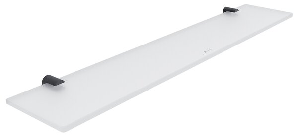 Nimco Bormo černá police do koupelny skleněná mat 60 cm BRC 11091B-60-90