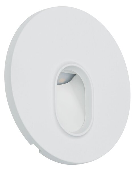 Paulmann 92924 Wand, zápustné kulaté svítidlo do KU68, 1×1,7 W LED, bílý plast, 230V, průměr 7,8cm