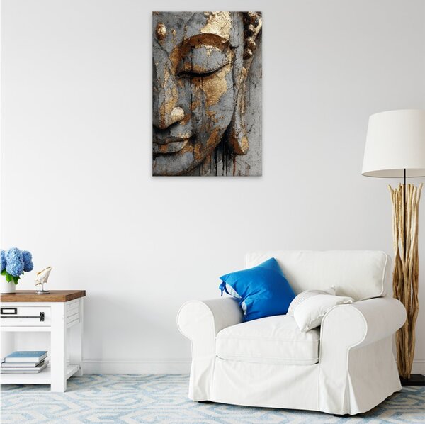 Obraz na plátně - Starodávný Buddha - 80x120 cm