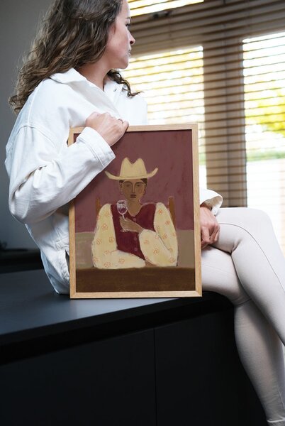 PSTR studio Plakát Cowgirl