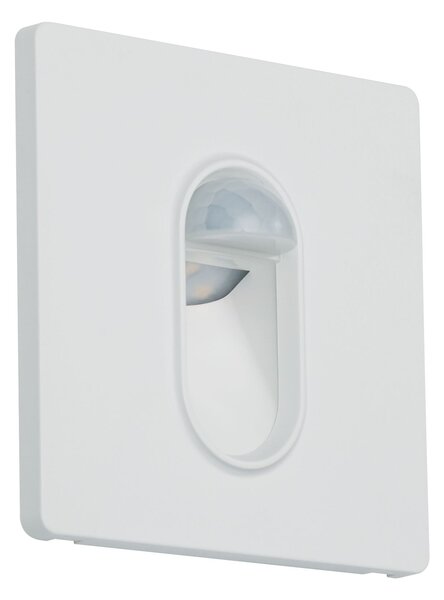 Paulmann 92923 Wand, zápustné svítidlo do KU68 se senzorem, 1×1,1 W LED, bílý plast, 230V, 7,8x7,8cm