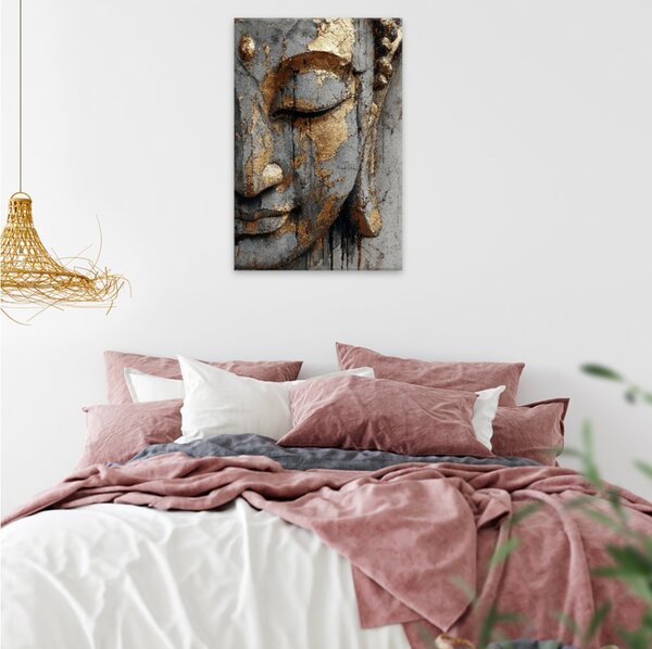 Obraz na plátně - Starodávný Buddha - 80x120 cm