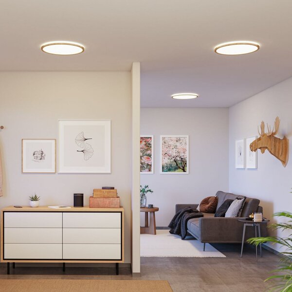 Stropní Lampa Paulmann, Atria Shine, Dřevo, Pracovna, Plast, Moderní