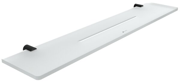 Nimco Bormo černá police do koupelny s ohrádkou, chrom, 60 cm BRC X460-X-90