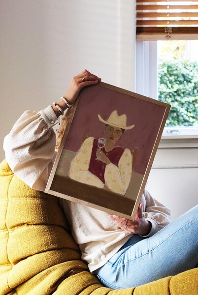 PSTR studio Plakát Cowgirl