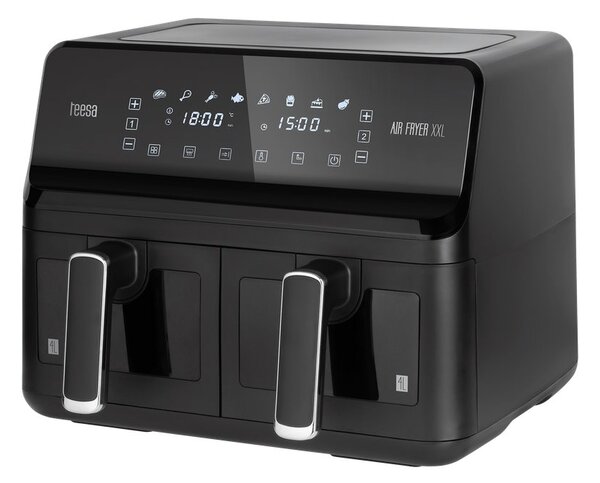 Fritéza horkovzdušná TEESA DIGITAL AIR FRYER DUAL POT XXL TSA8089, 8L, 2700W