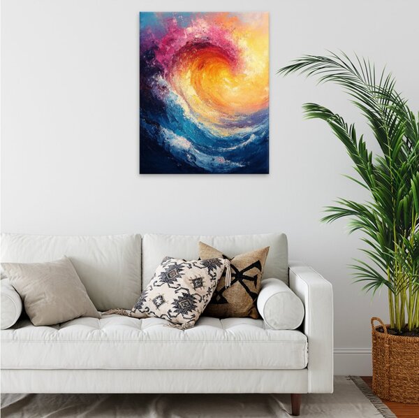 Obraz na plátně - Duha oceánu - 40x50 cm - CZ výroba