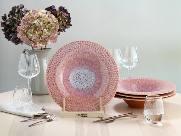 GURMÁNSKÝ TALÍŘ kamenina keramika 4dílné Creatable - Kolekce nádobí, Online Only
