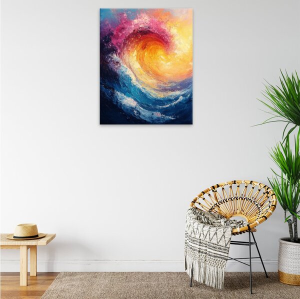 Obraz na plátně - Duha oceánu - 40x50 cm - CZ výroba